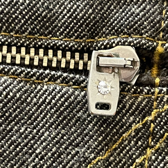 Denim Jeans with Yellow Stitching - Picture 10 of 16